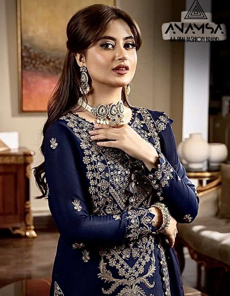  D No -270 Semi Stitched by Anamsa